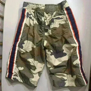 Vintage 90s baby boy camo wide leg navy striped track pant sweatpants no flaws